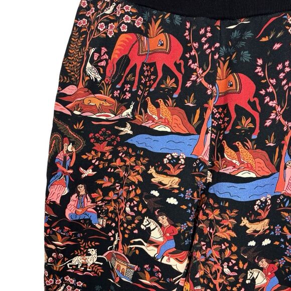 Rhode Harry Print French Terry Cotton Jogger Pants Women's X-Large - Picture 4 of 11